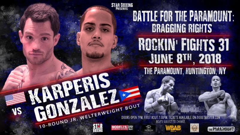 Karperis battles Gonzalez on 6/8 Anthony Karperis Press Room