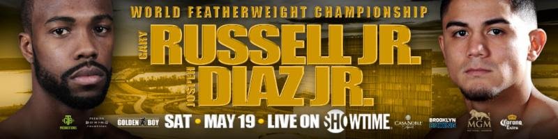 Gary Russell Jr. vs. Joseph 'JoJo' Diaz Jr. on 5/19 on Showtime