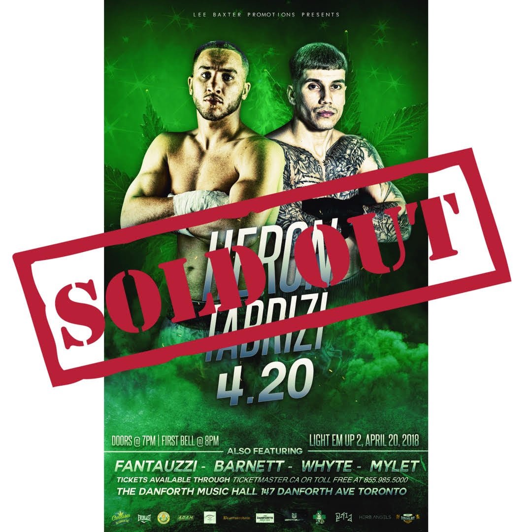 Kane Heron vs. Jeff Tabrizi on April 20 Jeff Tabrizi Kane Heron Press Room