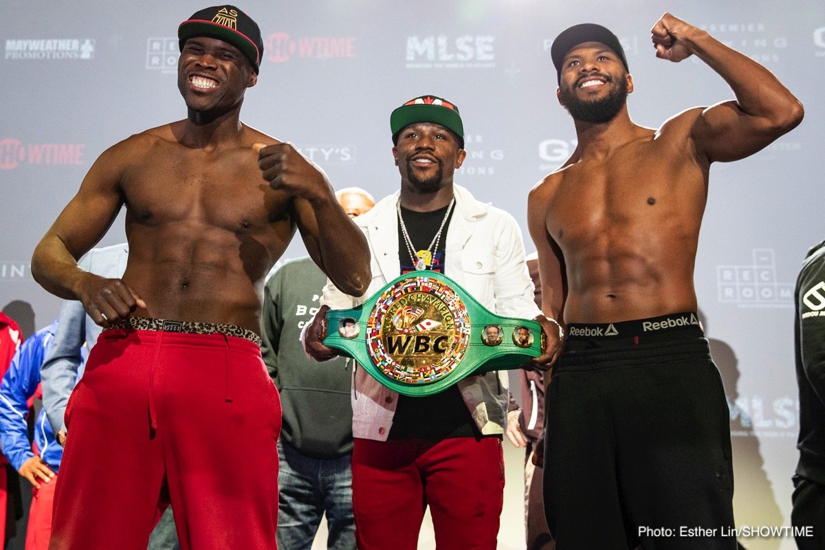 Weigh-In Results: Adonis Stevenson vs. Badou Jack