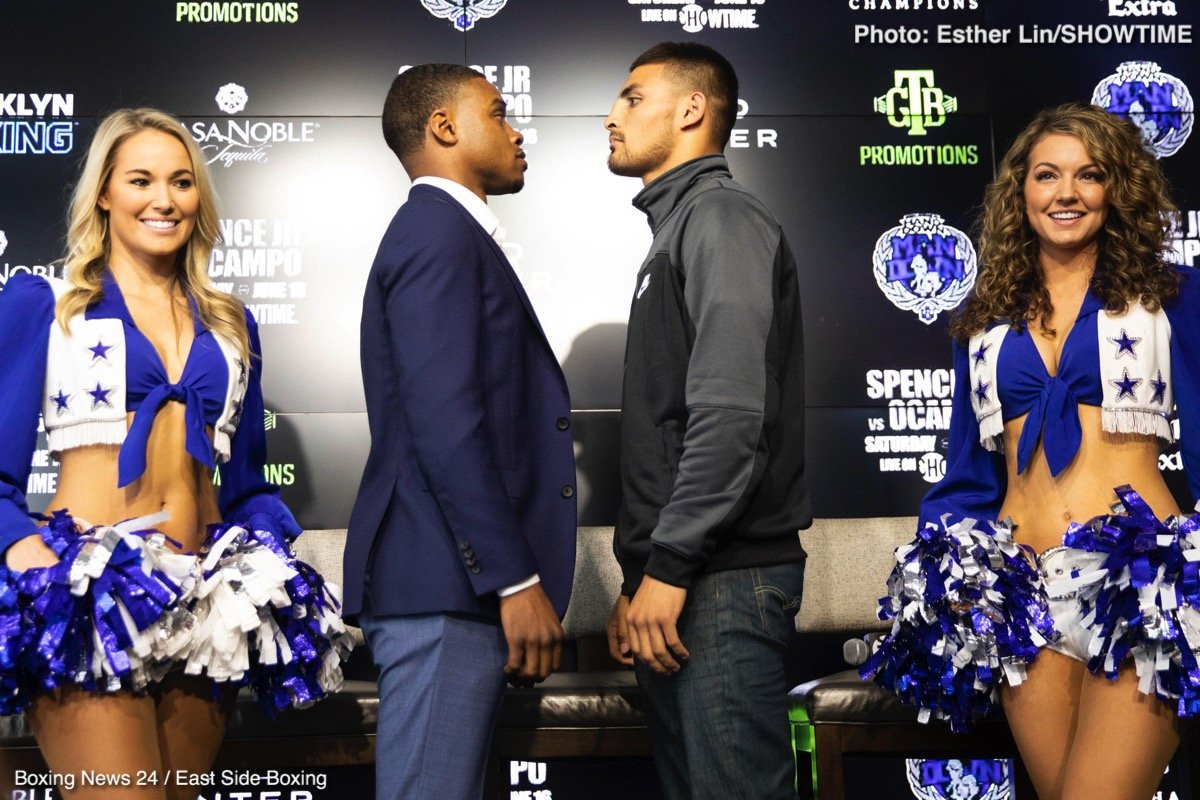 Errol Spence Jr. and Carlos Ocampo quotes for June 16