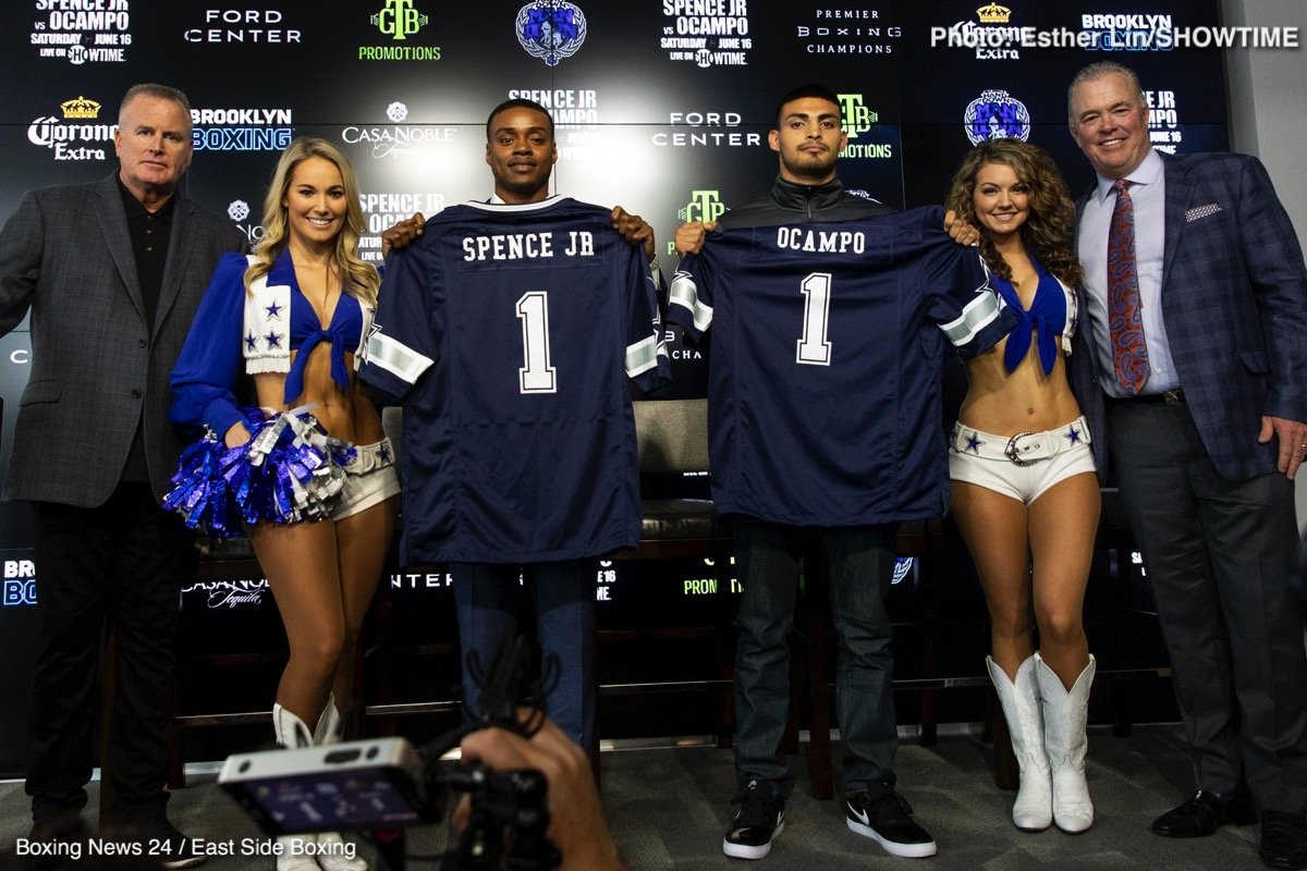 Live Stream: Errol Spence vs Carlos Ocampo Dallas Presser