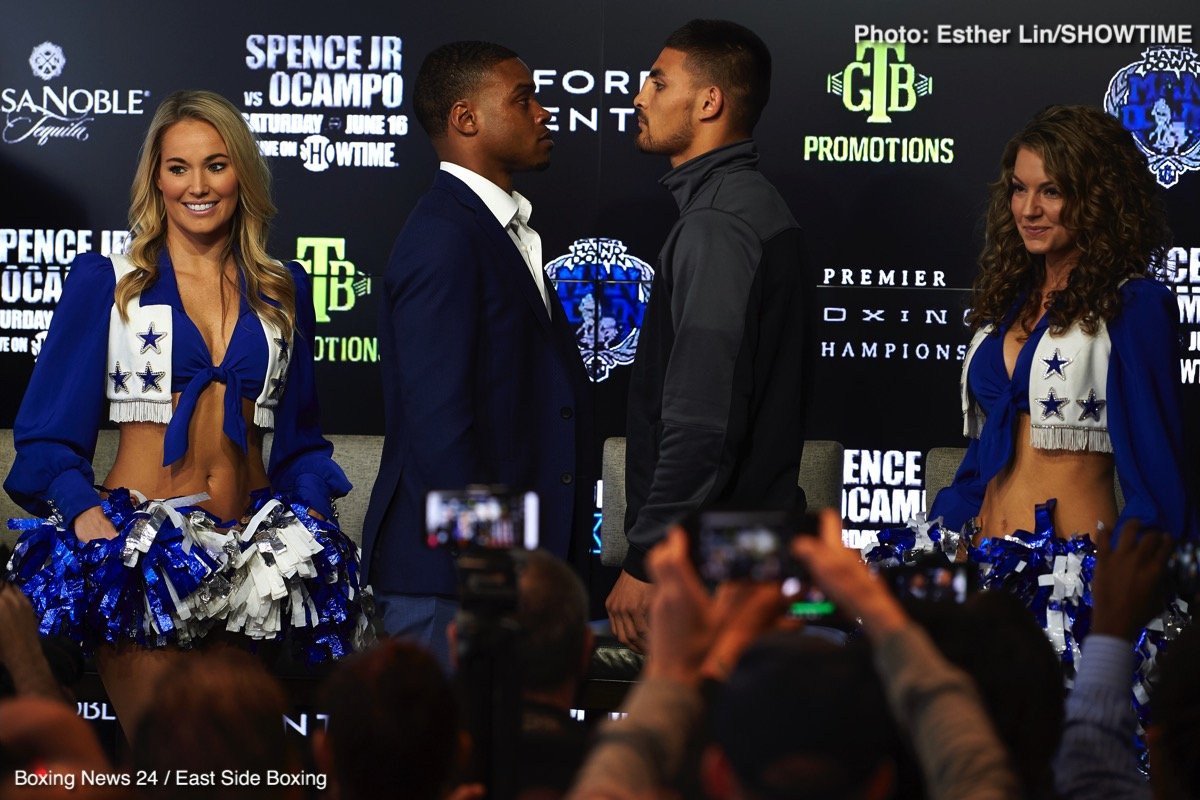 Errol Spence Jr. and Carlos Ocampo quotes for June 16