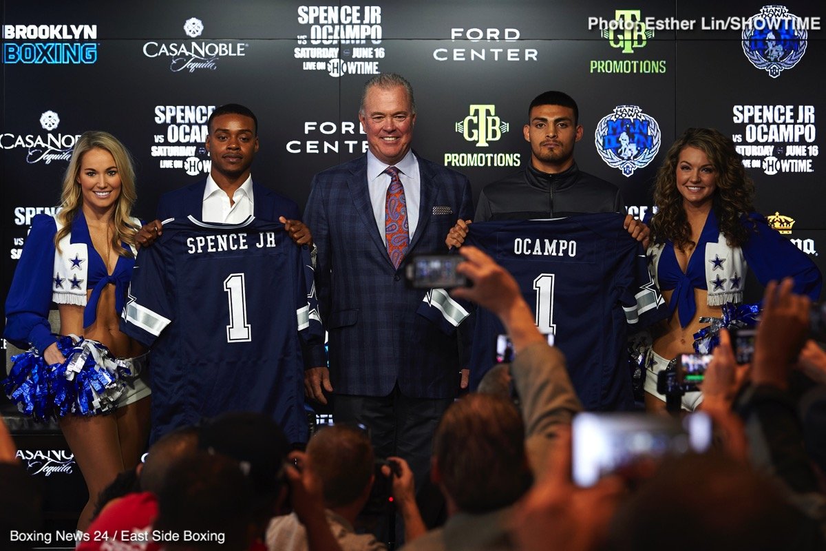 Errol Spence Jr. and Carlos Ocampo quotes for June 16