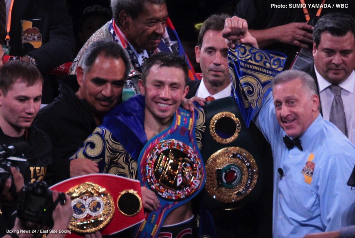 After his quick win over an outgunned Martirosyan, Gennady Golovkin is ready for two more fights this year