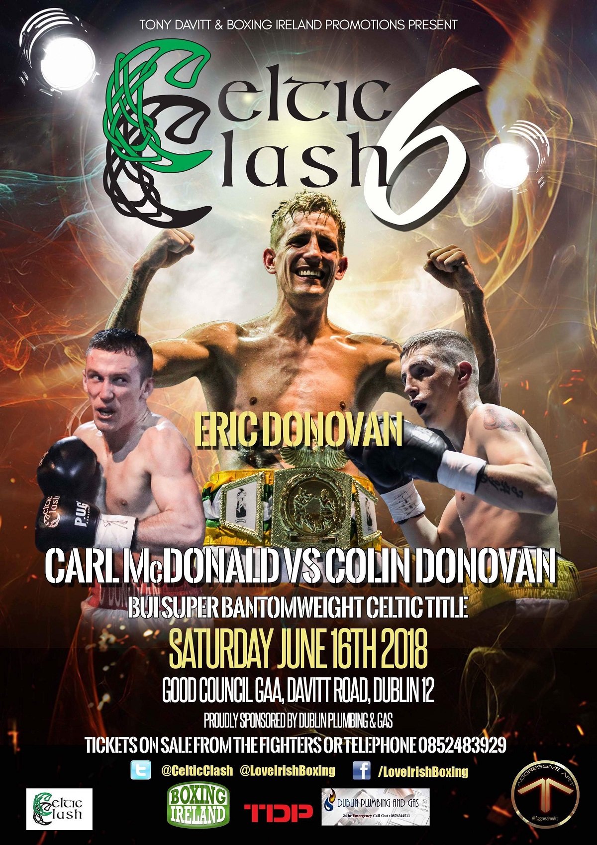 Stephen McAfee vs. Colin O'Donovan on June 16 Colin O'Donovan Stephen McAfee British Boxing Press Room