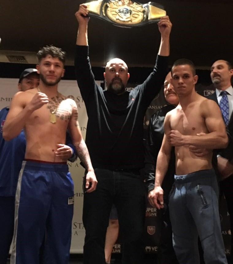 Nico Hernandez vs. Szilveszter Kanalas - Weigh-in results Nico Hernandez Szilveszter Kanalas Press Room