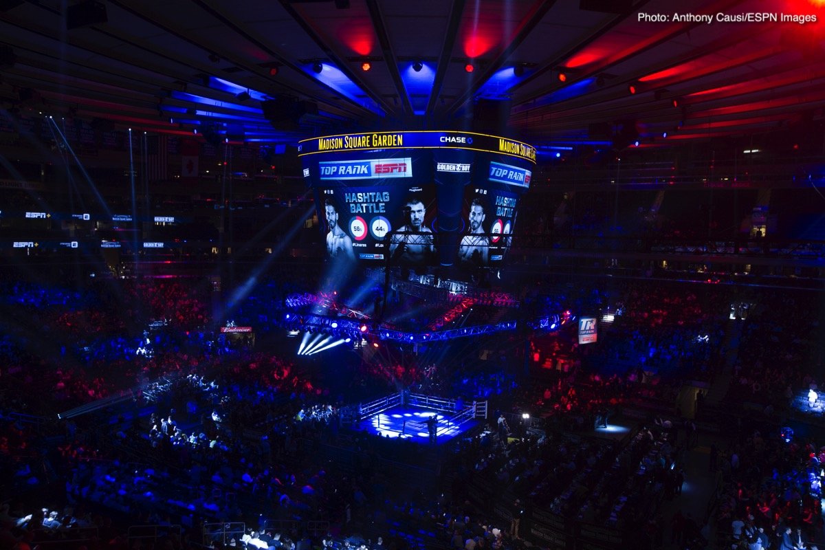 Boxing News: ESPN and Top Rank Announce Historic Agreement