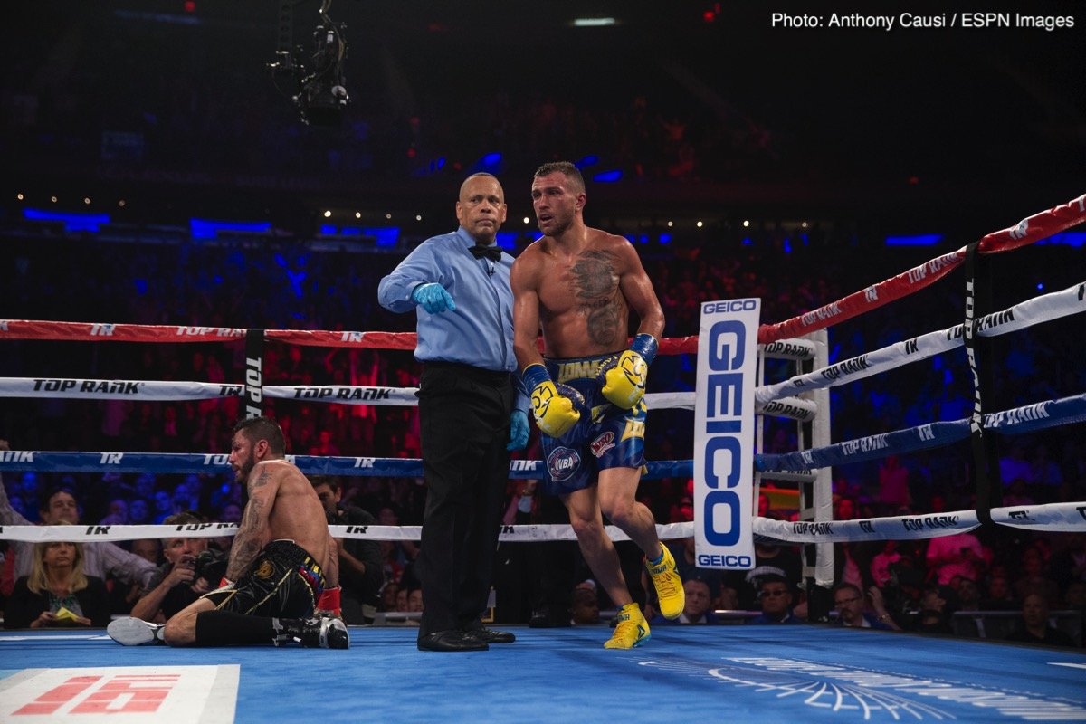 Vasyl Lomachenko says he'll be fighting in August; plans rapid return from major shoulder surgery