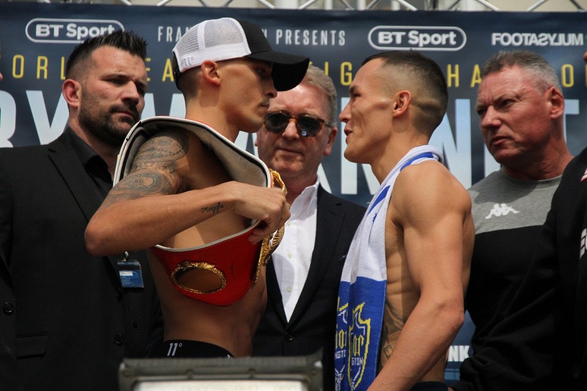 Selby vs. Warrington weights and running order