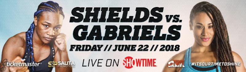 Franchon “The Heavy-Hitting Diva” Crews-Dezurn fights on 6/22 Claressa Shields Franchon Crews-Dezurn Hanna Gabriels Press Room