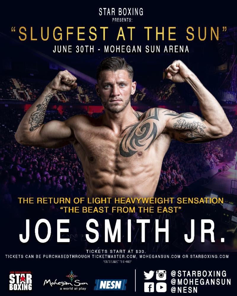 Joe Smith Jr. vs. Melvin Russell on 6/30 Joe Smith Jr. Melvin Russell Press Room