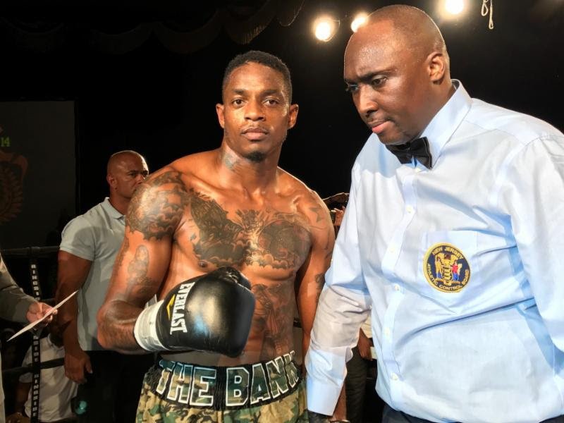 Derrick Webster vs. Oscar Riojas on June 1 Derrick Webster Oscar Riojas Press Room