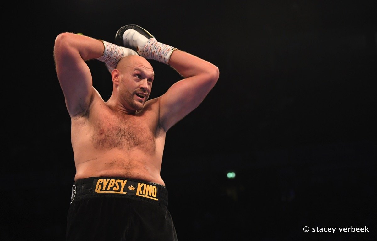 Photos: Tyson Fury TKOs Sefer Seferi; Hooker Upsets Flanagan