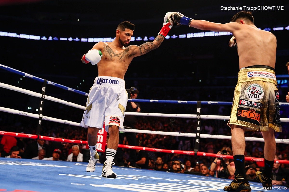 Results: Leo Santa Cruz decisions Abner Mares