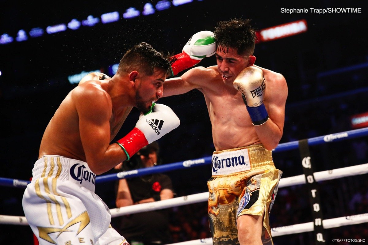 Results: Leo Santa Cruz decisions Abner Mares