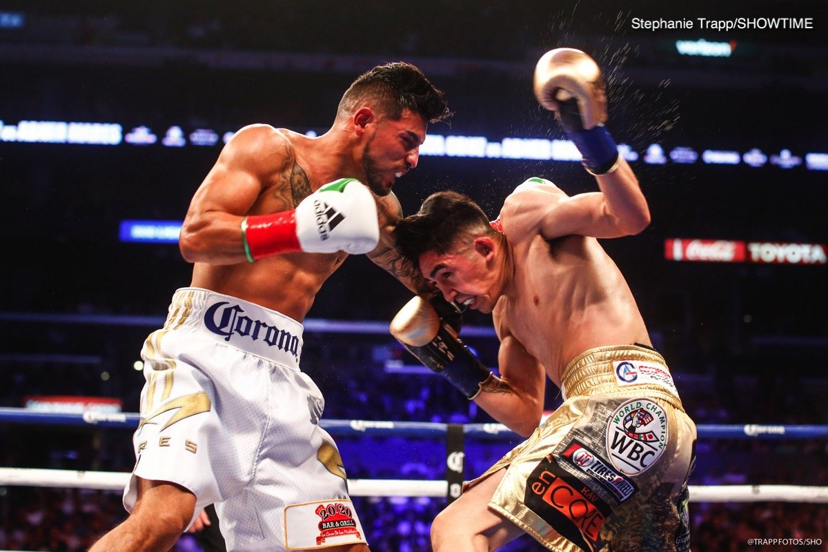 Results: Leo Santa Cruz decisions Abner Mares