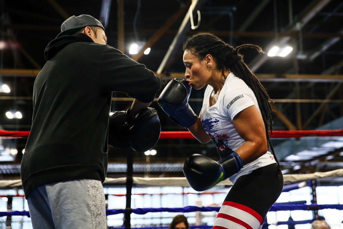 Claressa Shields and Hanna Gabriels final quotes for Friday