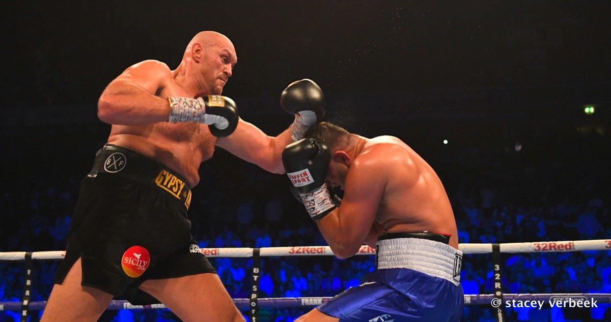 Photos: Tyson Fury TKOs Sefer Seferi; Hooker Upsets Flanagan