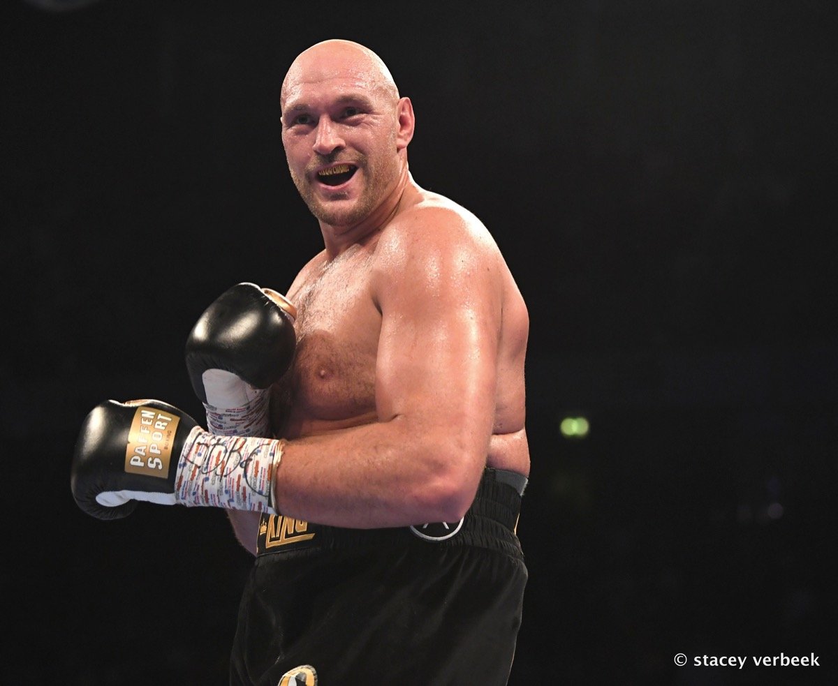 Photos: Tyson Fury TKOs Sefer Seferi; Hooker Upsets Flanagan