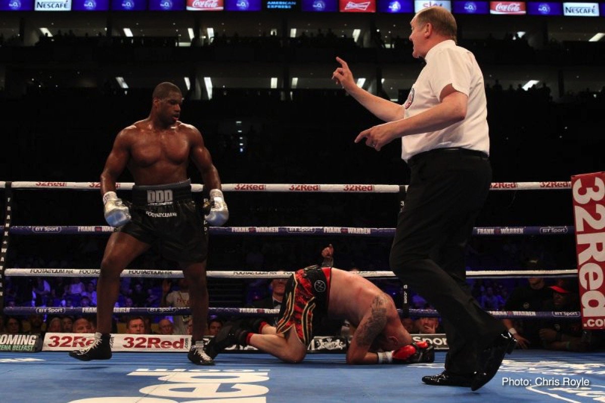 Daniel Dubois stops a game Tom Little in round-five, takes English heavyweight belt