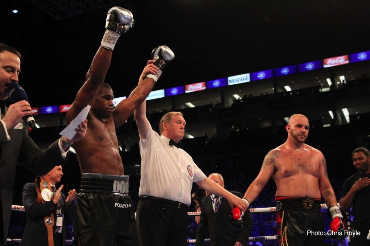 Daniel Dubois stops a game Tom Little in round-five, takes English heavyweight belt