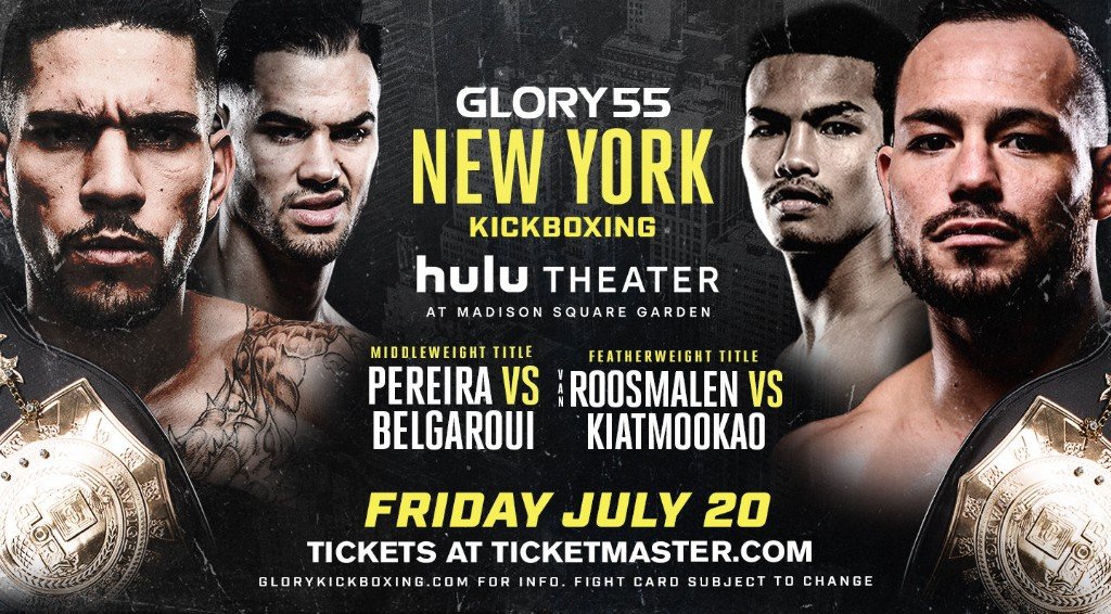 The Hulu Theater at Madison Square Garden Hosts GLORY 55 New York and GLORY 55 SuperFight Series on July 20 MMA News