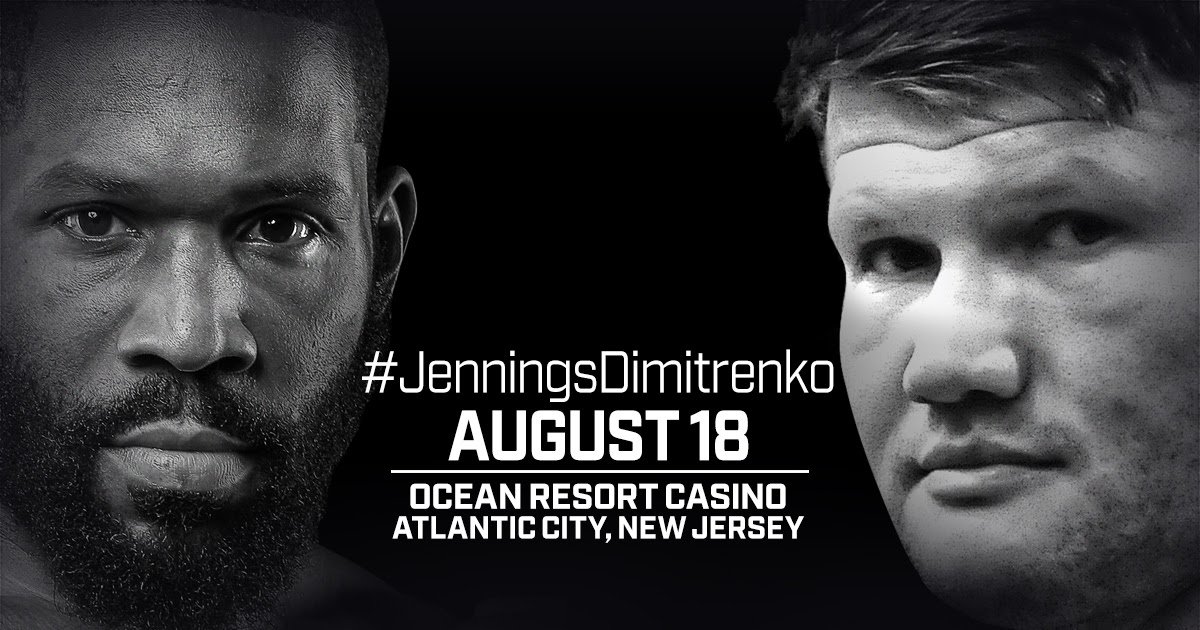 Bryant Jennings vs. Alexander Dimitrenko on Aug.18