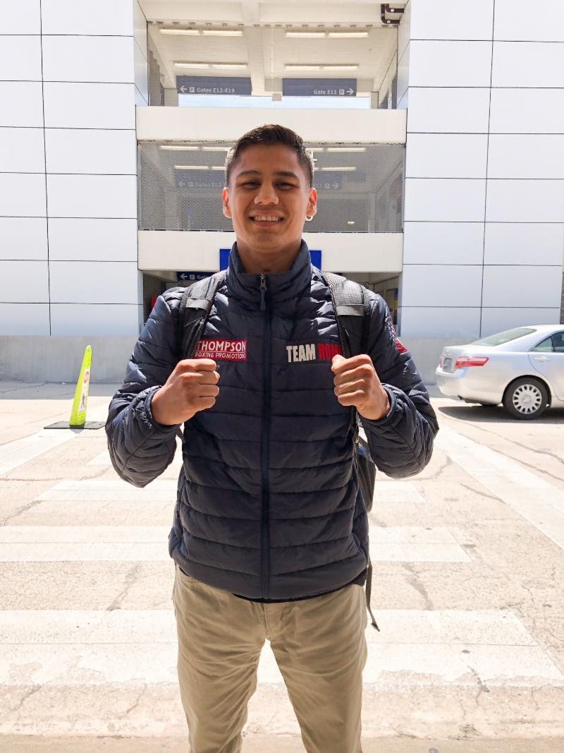 Danny Roman Arrives in Dallas for WBA Title Defense Saturday on Showtime Danny Roman Moises Flores Press Room