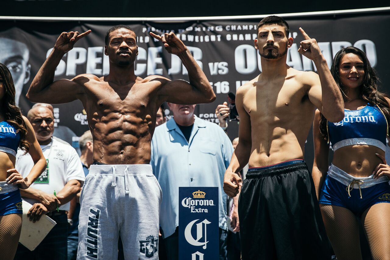 Spence vs. Ocampo - Weights/quotes