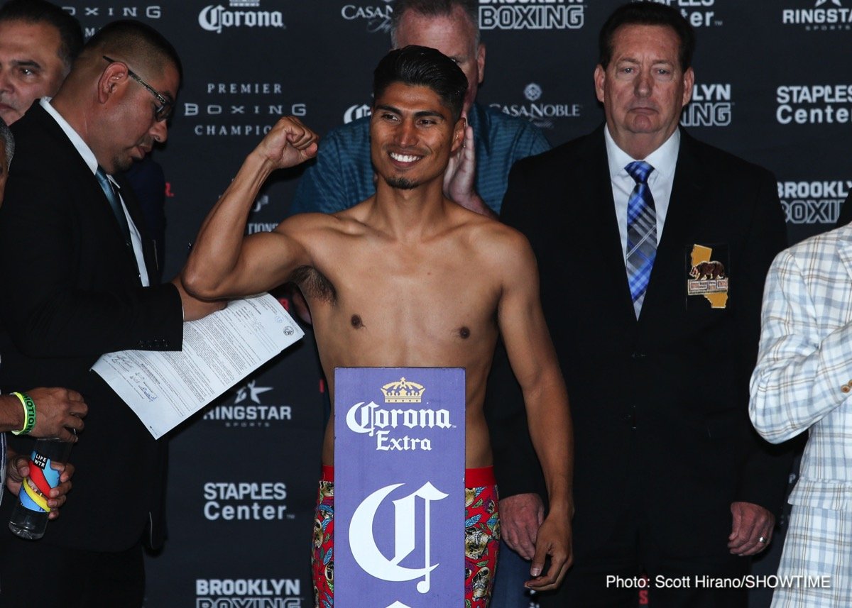 Weigh-in results: Mikey Garcia vs. Robert Easter Jr.