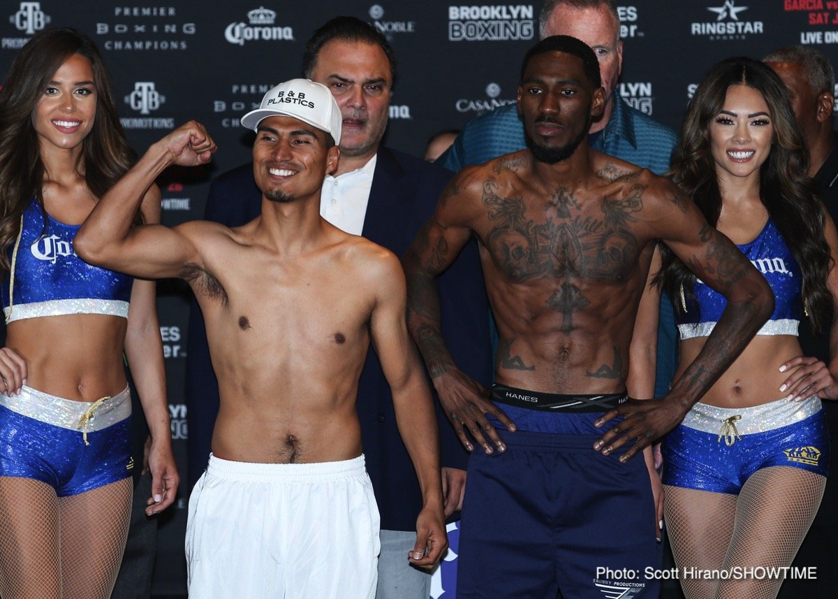 Weigh-in results: Mikey Garcia vs. Robert Easter Jr.