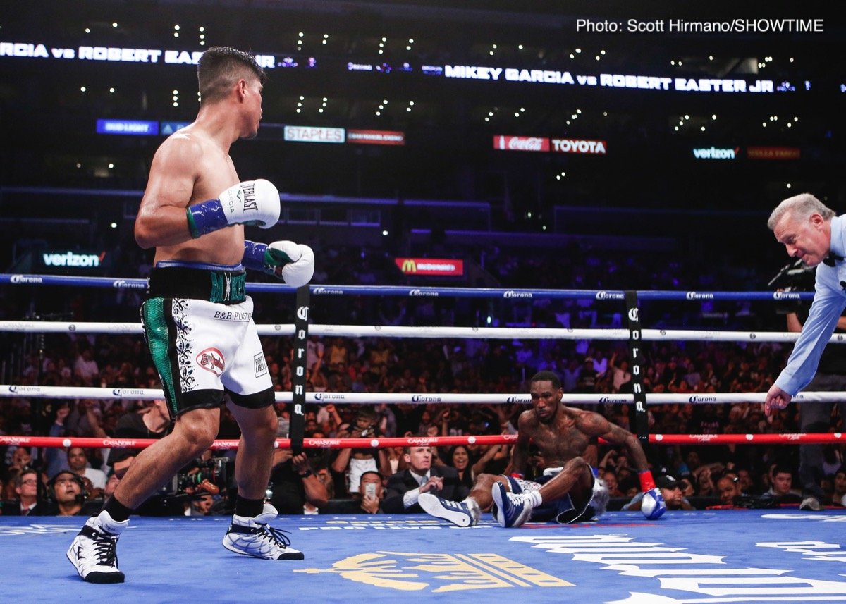 RESULTS: Mikey Garcia beats Easter, unifies WBC, IBF lightweight titles