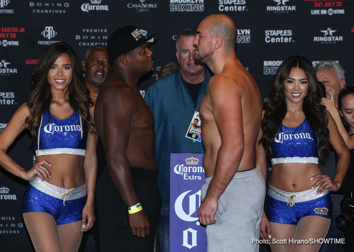 Weigh-in results: Mikey Garcia vs. Robert Easter Jr.