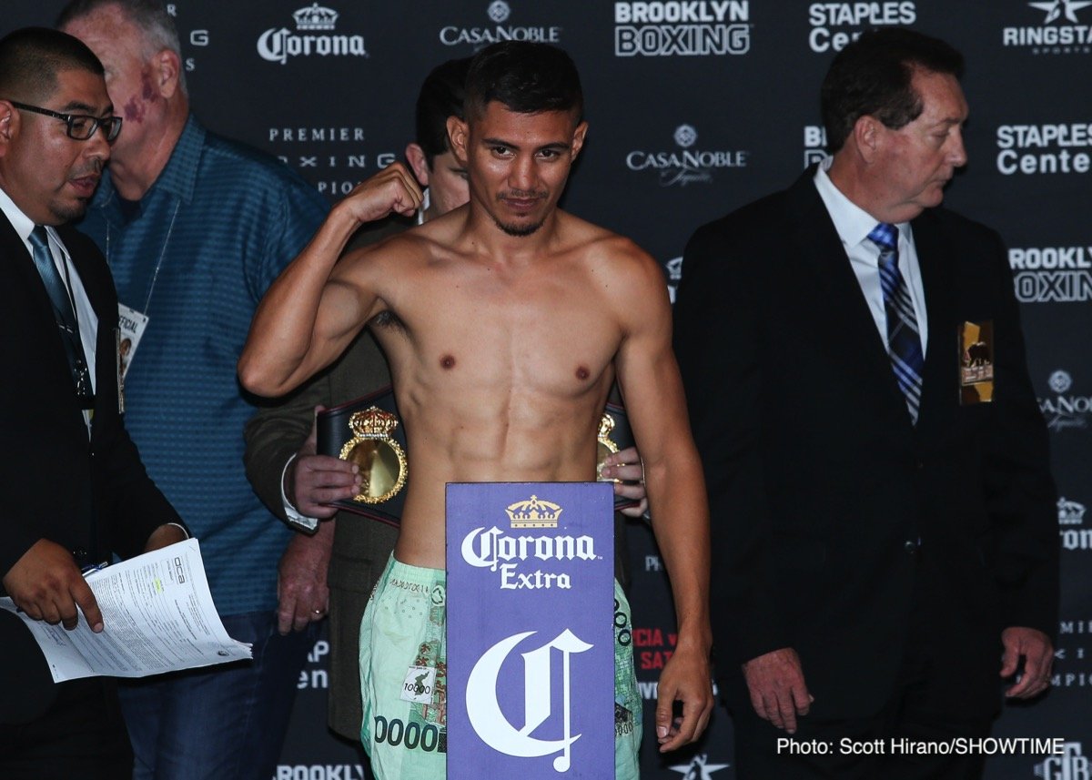 Weigh-in results: Mikey Garcia vs. Robert Easter Jr.