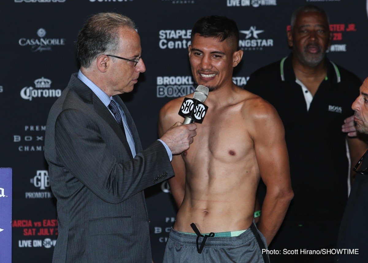 Weigh-in results: Mikey Garcia vs. Robert Easter Jr.