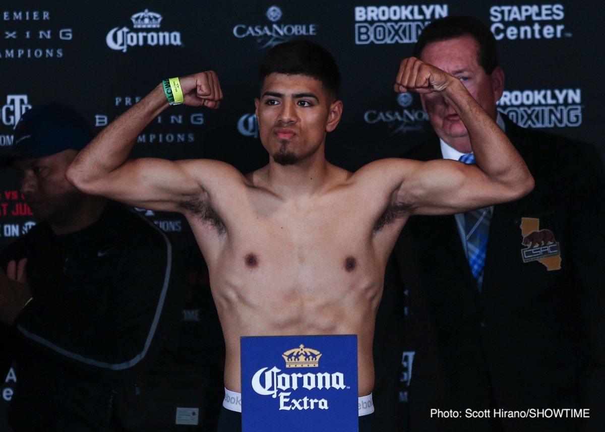 Weigh-in results: Mikey Garcia vs. Robert Easter Jr.