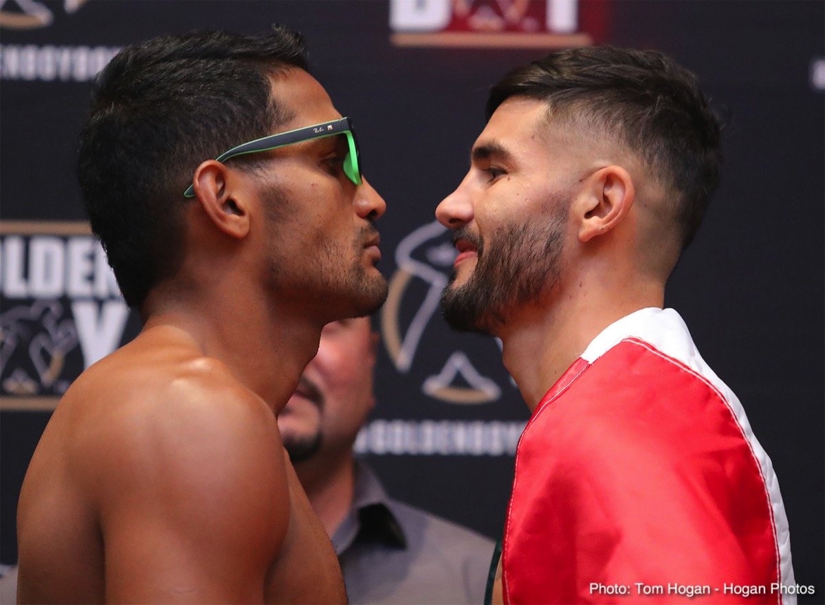 Jaime Munguia Vs. Liam Smith Weigh-In Results, Photos