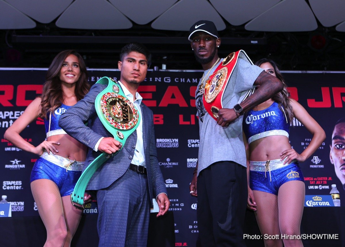 Mikey Garcia and Robert Easter Jr. final quotes for Saturday