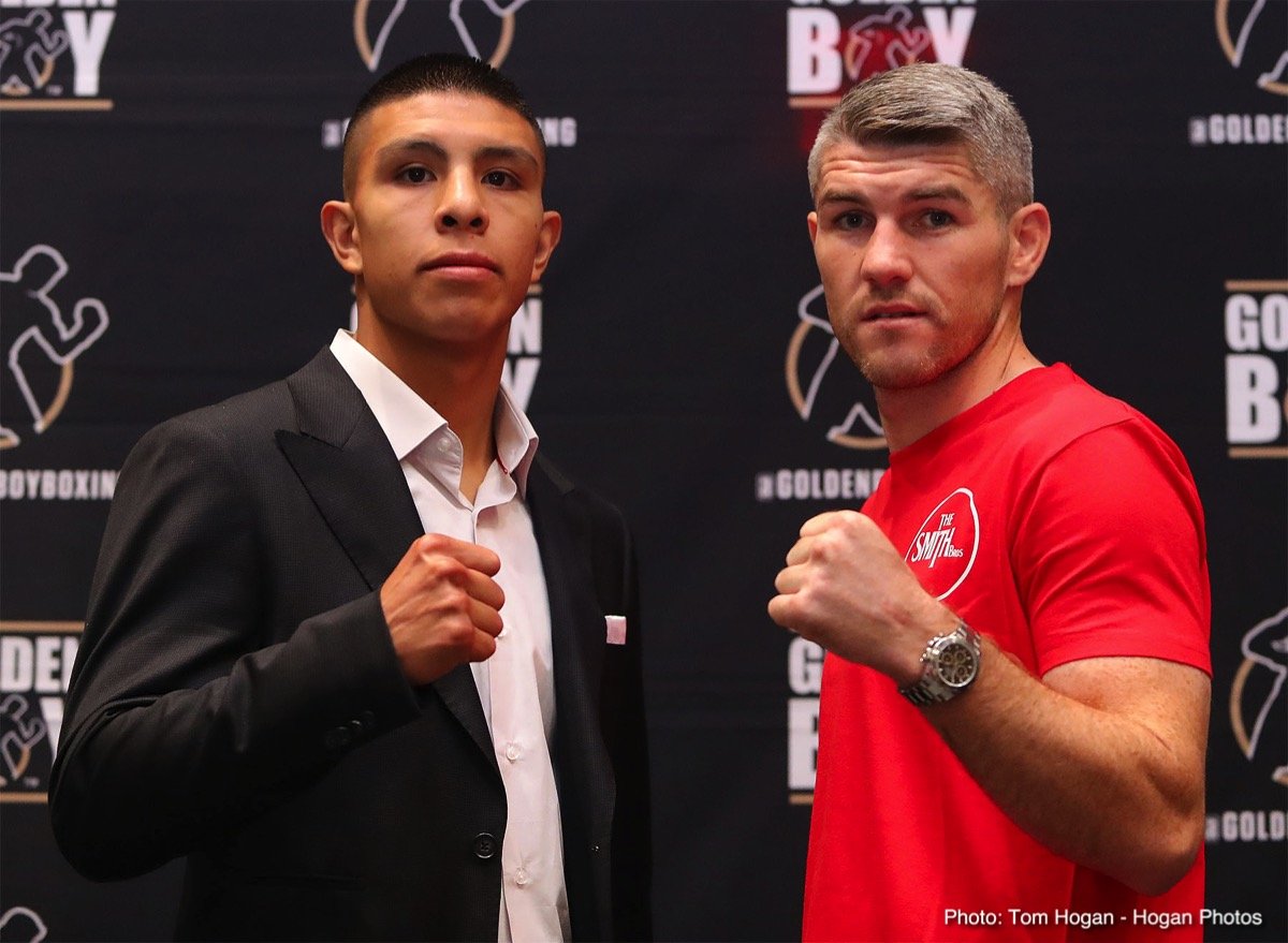 Jaime Munguia Vs. Liam Smith Weigh-In Results, Photos