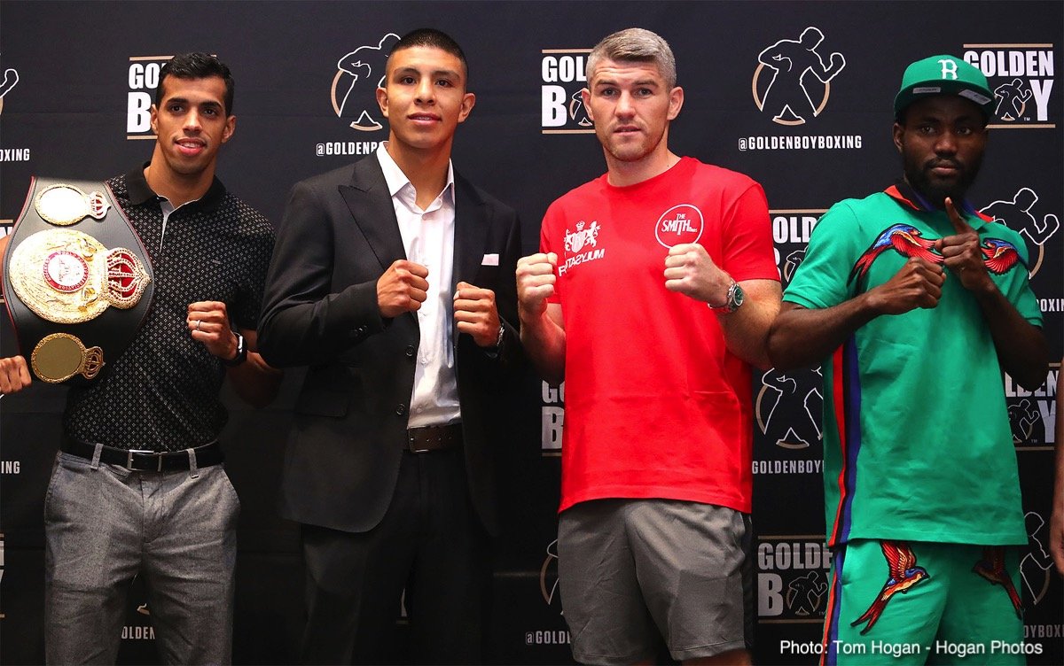 Jaime Munguia Vs. Liam Smith Weigh-In Results, Photos