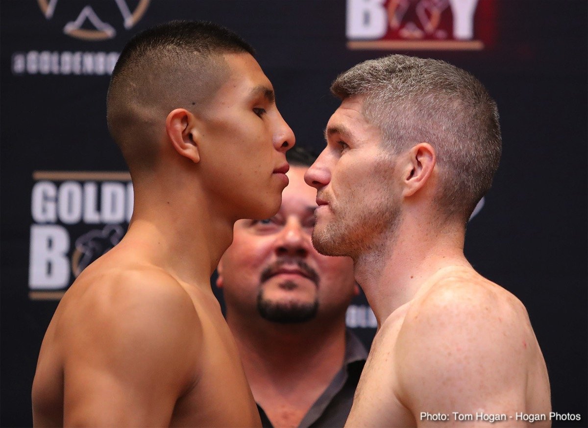 Jaime Munguia Vs. Liam Smith Weigh-In Results, Photos