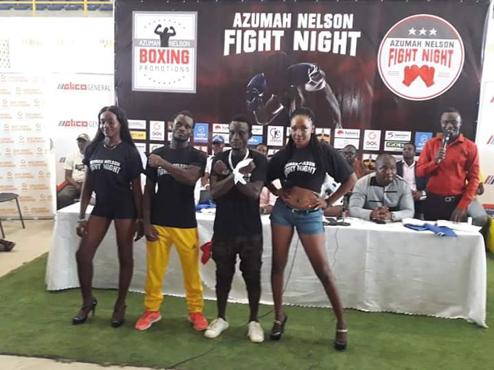 Boxers on weight for Azumah @ 60 Fight Night in Accra Saturday