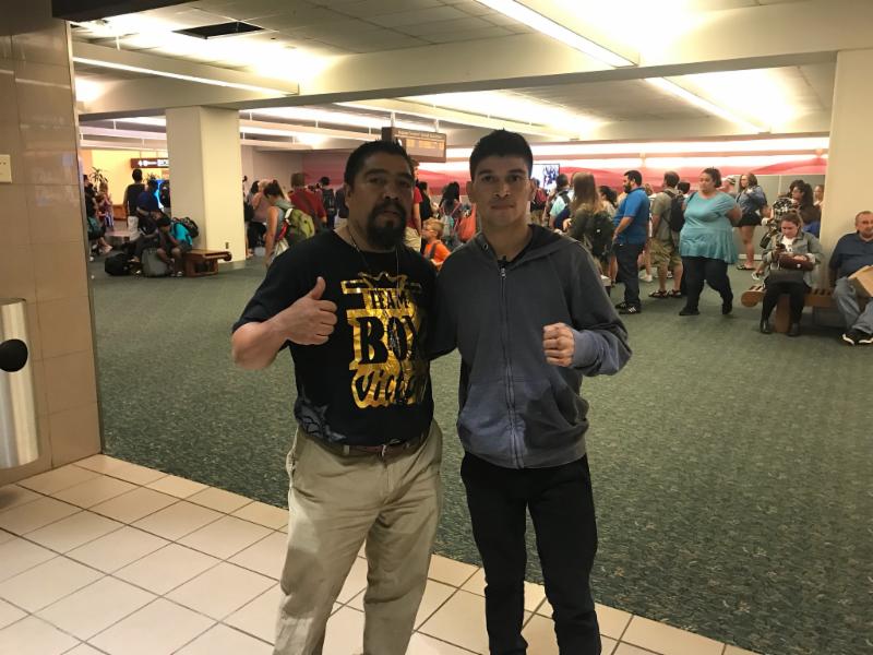 Boxeo Telemundo: El Niño Artillero Yedra Arrives In Kissimmee Julian