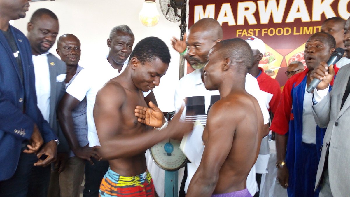 Wasiru, Commey on weight for Ghana super bantamweight title fight