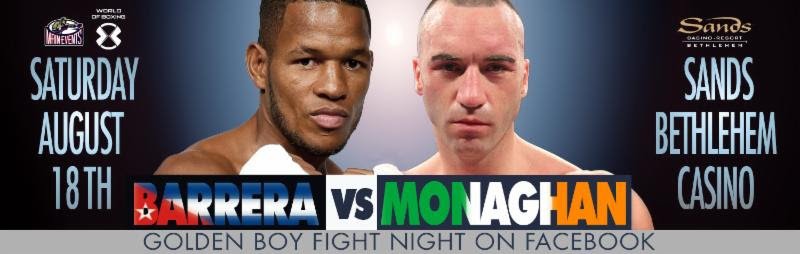 Barrera vs Monaghan Postponed - Barrera Suffers Eye Injury Seanie Monaghan Sullivan Barrera Press Room