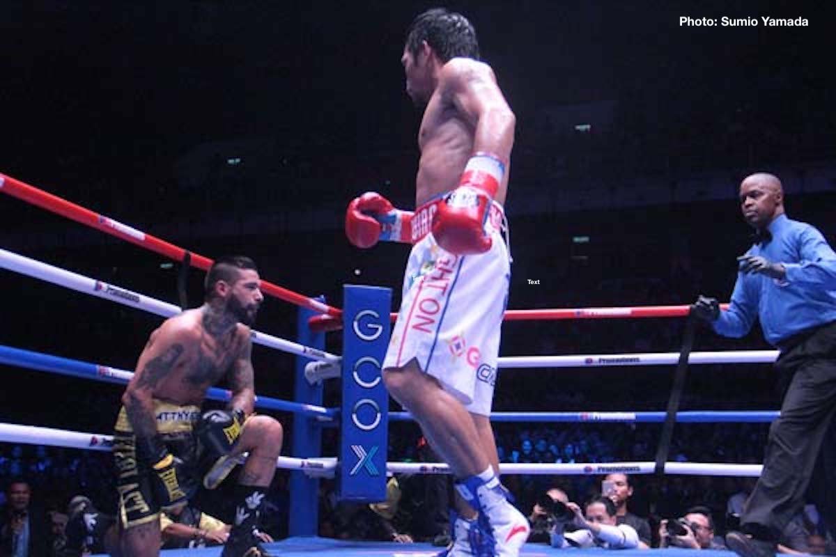 Left-Hook Lounge Mailbag: Pacquiao Victory, Pacquiao Better Without Roach?, Pacquiao v Lomachenko?