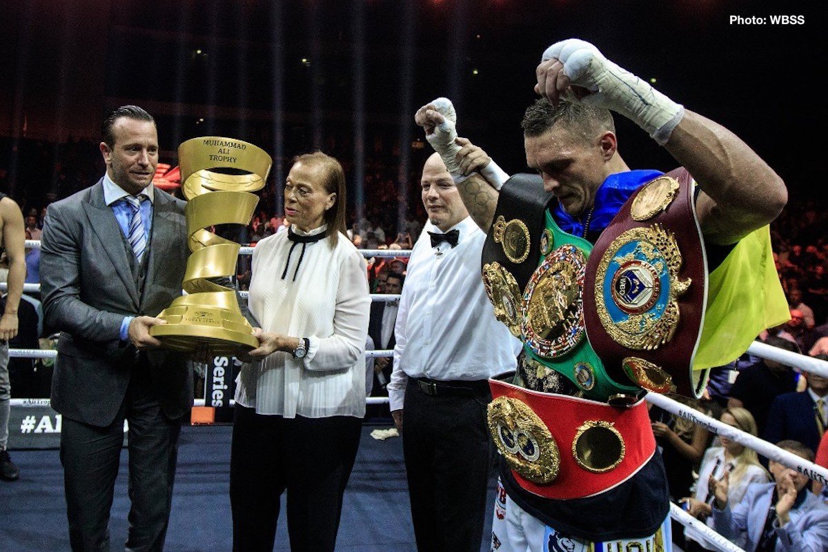 Oleksandr Usyk & Jono Carroll Sign With Matchroom Boxing!