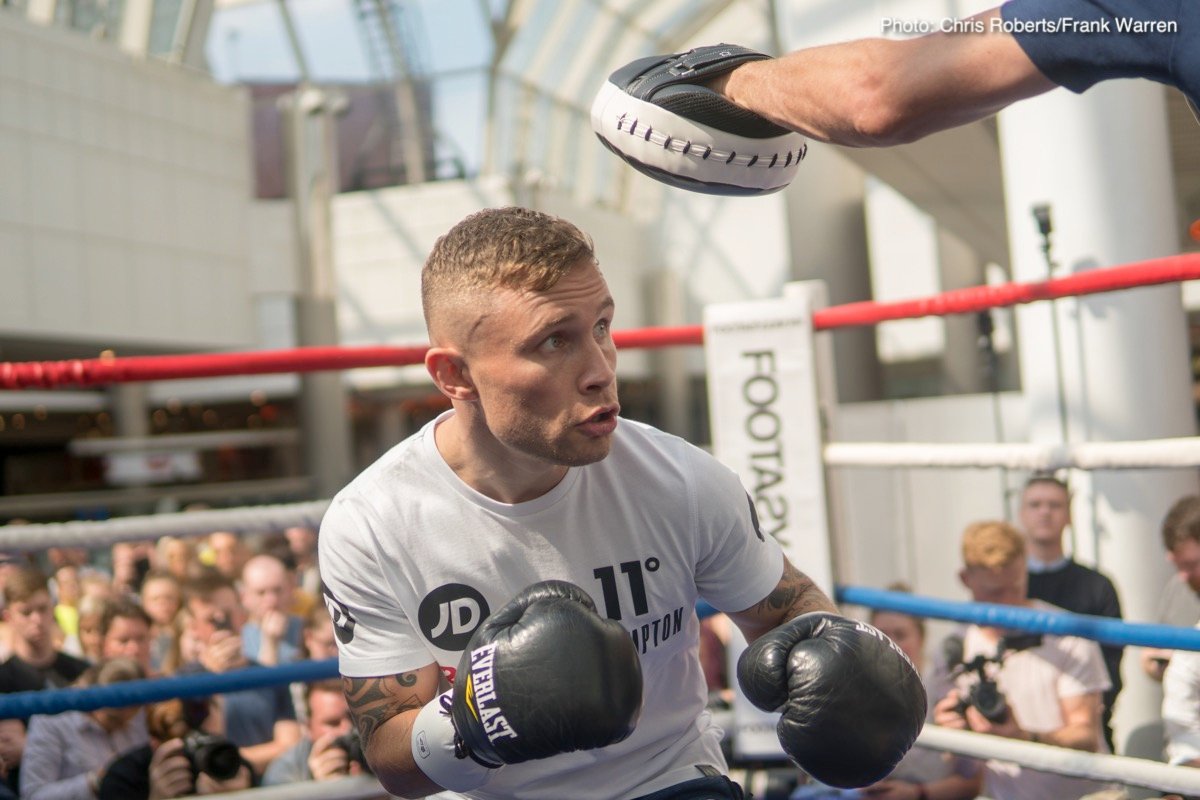 Frampton vs Jackson & Fury vs Pianeta workout photos