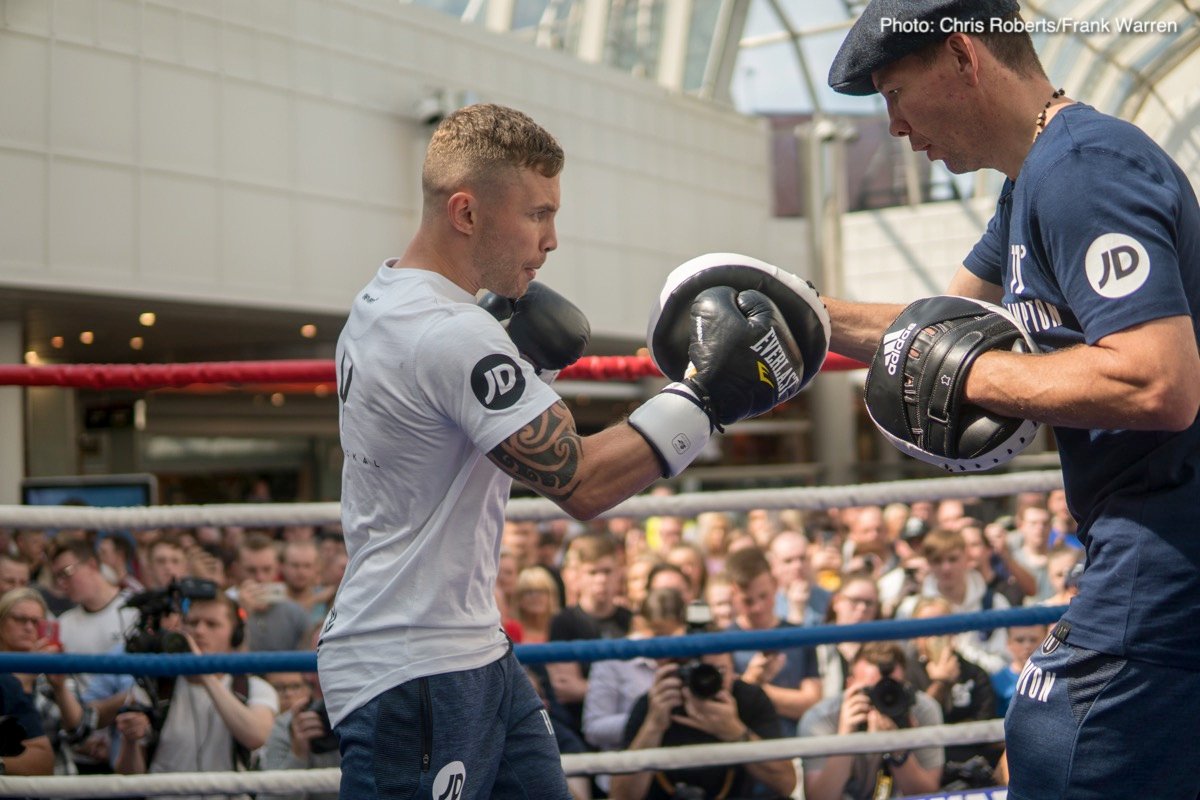 Frampton vs Jackson & Fury vs Pianeta workout photos